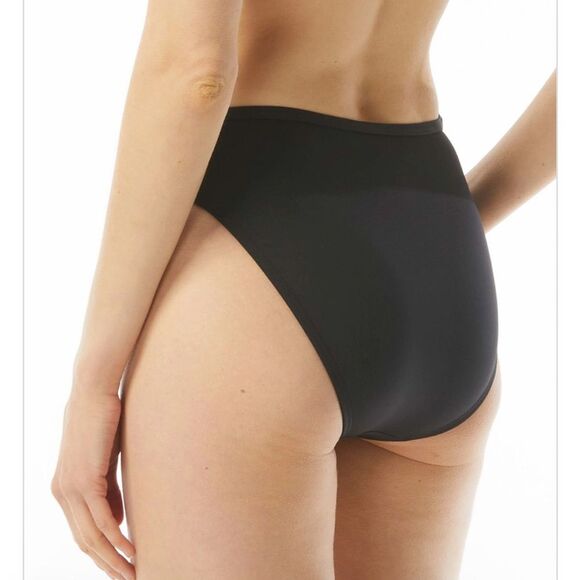 MICHAEL Michael Kors Logo Chain One Shoulder Tankini & Chain High Waist Bikini - Picture 4 of 14